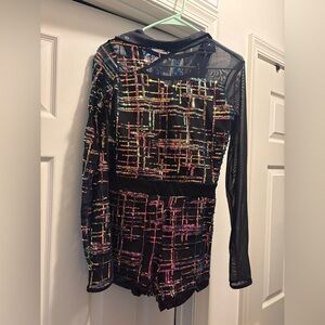 Adult medium, hip hop one piece short outfit